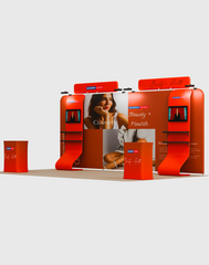 Portable Exhibit Display 10ft x 20ft - Model 12