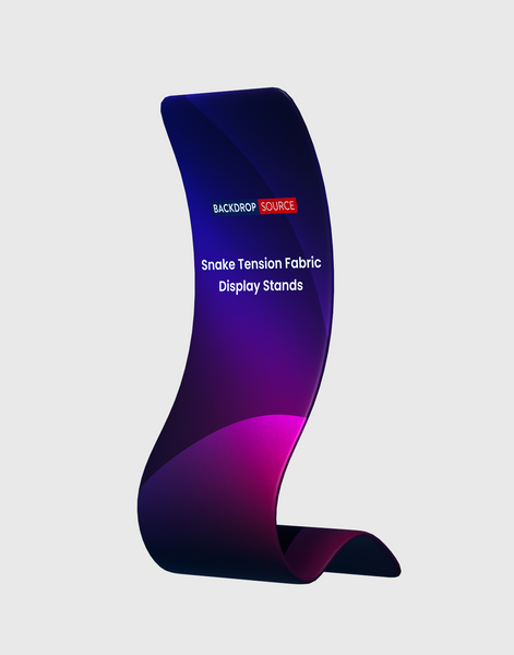 Snake Tension Fabric Display Stands