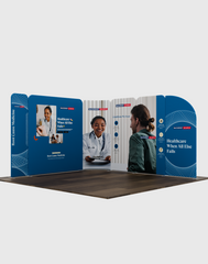 Magnetic Fabric Booth Display - Model 3 (10 x 10ft)