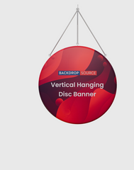 Vertical Hanging Disc Banner