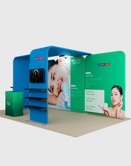Portable Exhibit Display 10ft x 20ft - Model 11