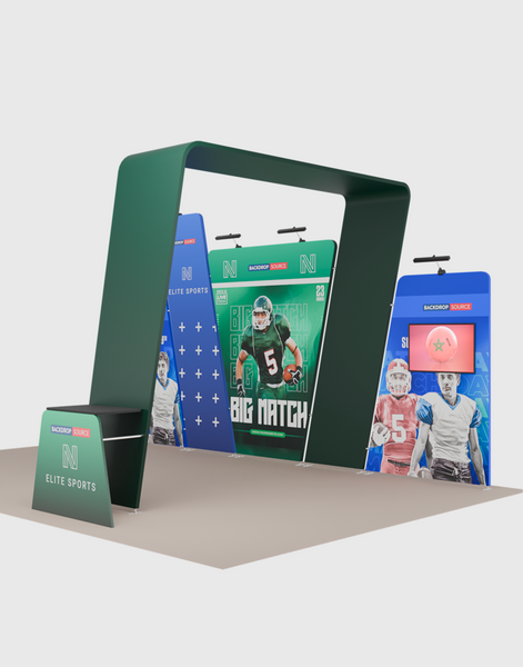 Portable Exhibit Display 20ft x 10ft - Model 16