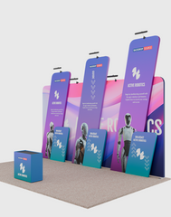 Portable Exhibit Display 20ft x 10ft - Model 19