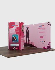 Magnetic Fabric Booth Display - Model 2 (13 x 10ft)