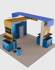 Modular Booth Kits 20ft x 20ft - Model 12