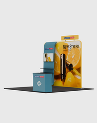 Portable Exhibit Display 10ft x 10ft - Model 16