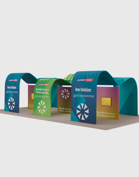 Modular Booth Kits 30ft x 20ft - Model 1