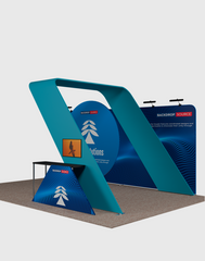 Portable Exhibit Display 20ft x 10ft - Model 18