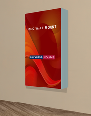Wall-Mounted SEG Fabric display - 4.7" Depth