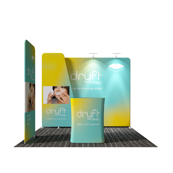 Portable Exhibit Display 10ft x 10ft - Model 24