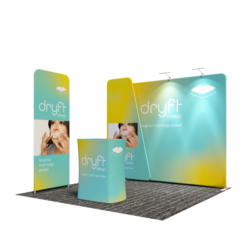 Portable Exhibit Display 10ft x 10ft - Model 24