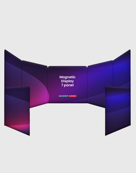 Magnetic Partition  Displays - 7 Panel