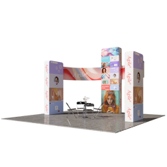 Modular Booth Kits 20ft x 20ft - Model 15