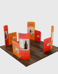 Magnetic Fabric Booth Display - Model 5 (10 x 10ft)