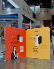 Magnetic Fabric Booth Display - Model 3 (13 x 13ft)