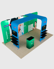 Portable Exhibit Display 10ft x 20ft - Model 11