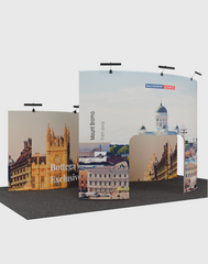 Portable Exhibit Display 10ft x 20ft - Model 6