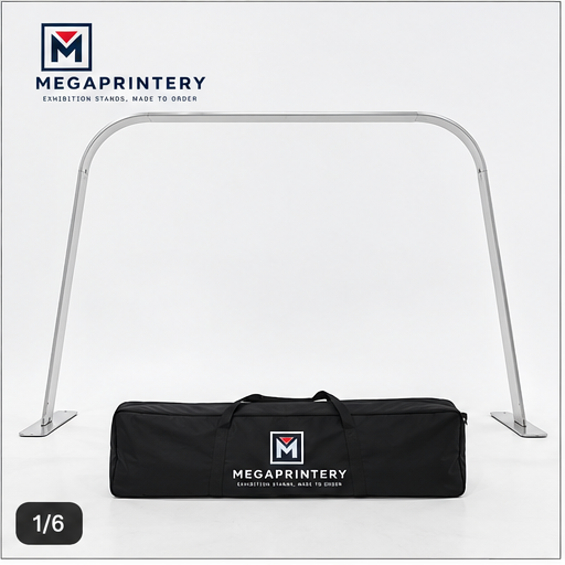 3D Slanted Arch Wall - hero front