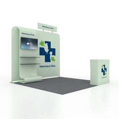 Portable Exhibit Display 10ft x 10ft - Model 16