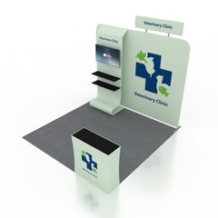 Portable Exhibit Display 10ft x 10ft - Model 16