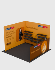 Portable Exhibit Display 10ft x 10ft - Model 21