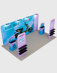 Portable Exhibit Display 10ft x 20ft - Model 14