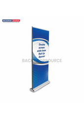 Double-sided wide base Roll Up Banner