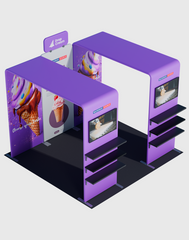 Portable Exhibit Display 10ft x 10ft - Model 35