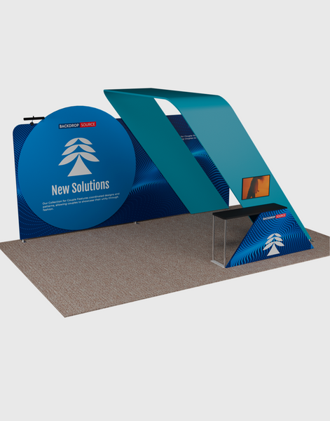 Portable Exhibit Display 20ft x 10ft - Model 18