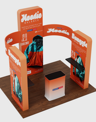 Modular Booth Kits 20ft x 20ft - Model 15