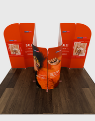 Magnetic Fabric Booth Display - Model 1 (13 x 10ft)