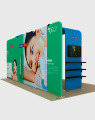 Portable Exhibit Display 10ft x 20ft - Model 11