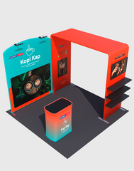 Portable Exhibit Display 10ft x 10ft - Model 37