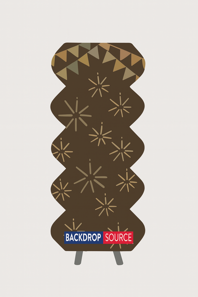 Spring Stand Fabric Backdrop for Events & Parties