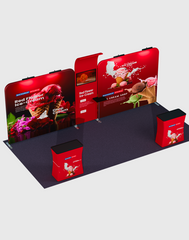 Portable Exhibit Display 10ft x 20ft - Model 16