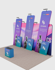 Portable Exhibit Display 20ft x 10ft - Model 19