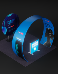 Portable Exhibit Display 10ft x 10ft - Model 33