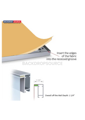 SEG Fabric LED Light Box Display - 4ft W x 6.5ft H