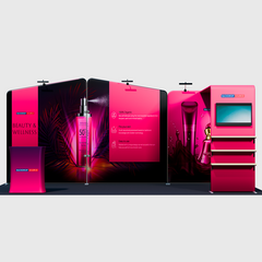 Portable Exhibit Display 10ft x 20ft - Model 18