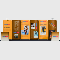 Portable Exhibit Display 10ft x 20ft - Model 17