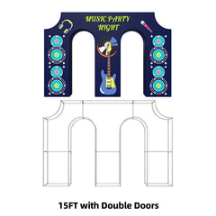 3D Triumphal Arch Backdrop