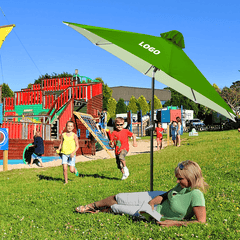 Tilting Patio Umbrellas (Iron Frame) – 8.8ft x 8.8ft