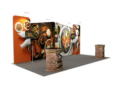 Portable Exhibit Display 20ft - Model 1 - Backdropsource