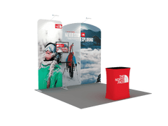 Portable Exhibit Display 10ft - Model 2 - Backdropsource