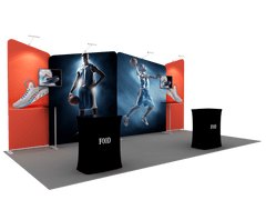 Portable Exhibit Display 20ft - Model 2 - Backdropsource