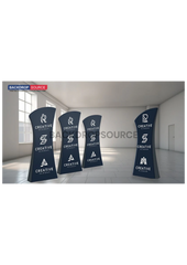 Angled Top Fabric Banner Stand