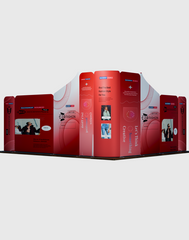 Magnetic Fabric Booth Display - Model 5 (13 x 13ft)