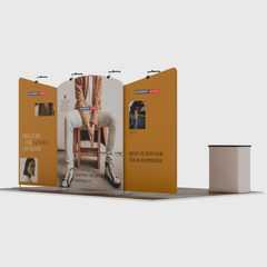 Portable Exhibit Display 20ft x 10ft - Model 8