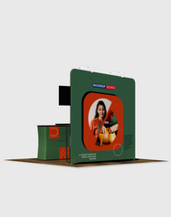Portable Exhibit Display 10ft x 10ft - Model 9