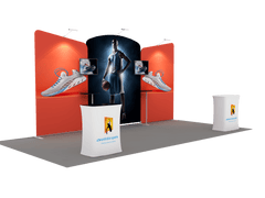 Portable Exhibit Display 20ft - Model 8 - Backdropsource